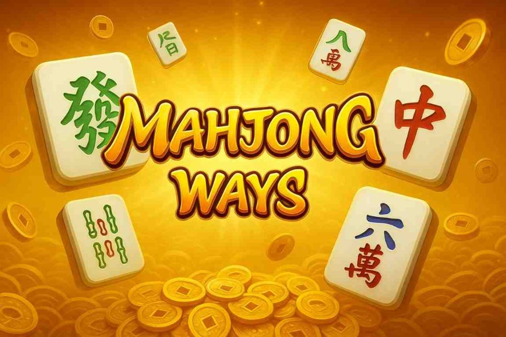 Jogo de slot Mahjong Ways com tema oriental